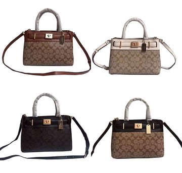 限時 滿3千賺10%點數↘ | ~雪黛屋~COACH 方包中容量附長背帶國際正版保證進口防水防刮皮革品證購證塵套提袋等候10-15日C766941