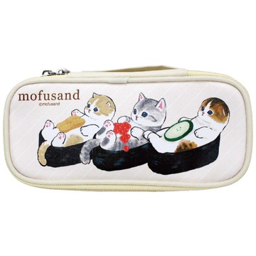 貓福珊迪 雙層布筆袋-壽司