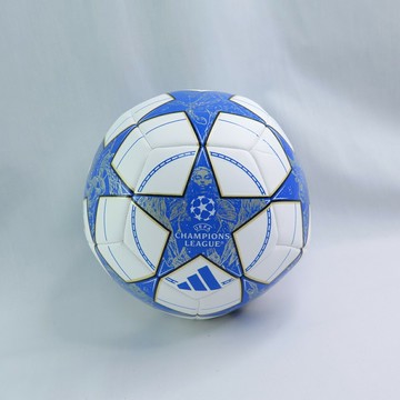 ADIDAS JP1534 足球 UCL TRN 歐冠盃徽章 白/藍金 分尺寸【iSport愛運動】