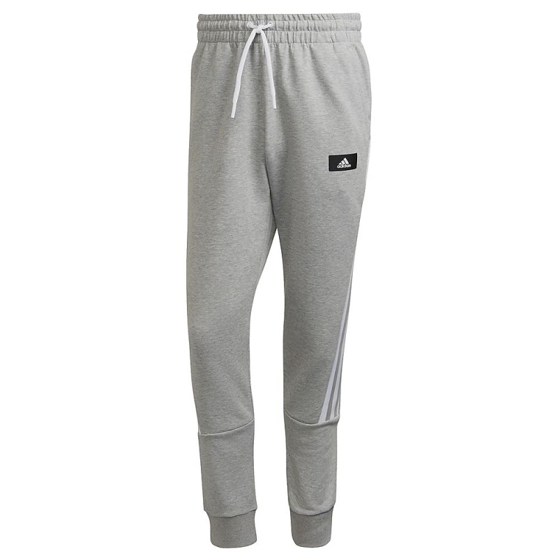 adidas アディダス メンズ フューチャーアイ 3ストライプス スウェットパンツ FI 3ST SWEAT PANTS ミディアムグレーヘザー  ホワイト 通販 LINEポイント最大GET | LINEショッピング