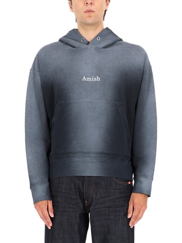 amish sweatshirt with logo