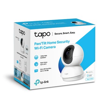 TP-LINK Wi-Fi無線智慧可旋轉高清網路攝影機 Tapo C200