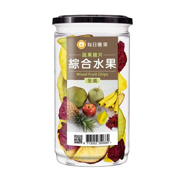 罐裝綜合水果脆片135公克【每日優果】