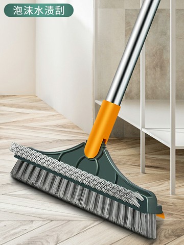 衛生間刷地刷子神器長柄廁所浴室洗墻洗地硬毛清潔縫隙三角地縫刷