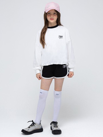 Daisy Dolphin Two-Piece Loungewear Set [Black]