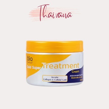 Thaivana🇹🇭泰國Green Bio Gold Treatment 髮膜 黃金角蛋白深層修護 護髮素 300ml