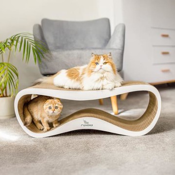 MYKOTTY「北歐立體」貓抓板｜超大號｜耐磨｜瓦楞紙｜貓沙發｜ibc