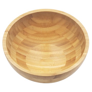 菊川本味 圓形竹沙拉碗，尺寸19.8*H9.8CM  F57-19  1個