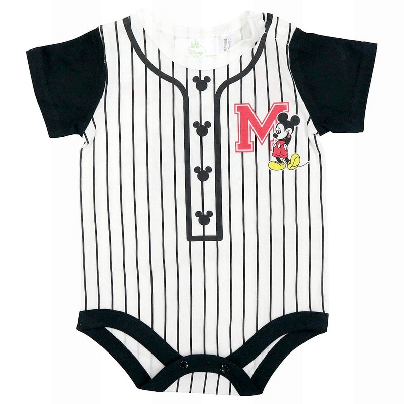 ベビーザらス限定 ディズニー 半袖ボディスーツ 野球ユニフォーム ミッキー ホワイト 70cm 通販 Lineポイント最大1 0 Get Lineショッピング