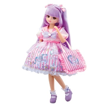 TAKARA TOMY Licca 莉卡娃娃 ECONECO繪子貓莉卡 LD-14  1套  混和顏色