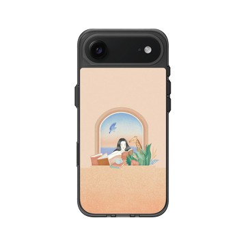 iPhone Air Clear (相機按鈕) 酷墨灰 - 欣蒂小姐 Miss Cyndi - 女子知性