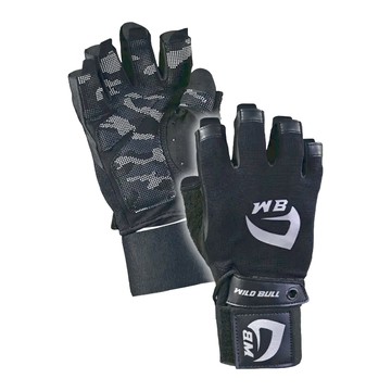 WILD BULL 新手款健身手套  S  黑迷彩  1組