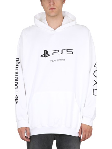balenciaga felpa con logo "ps5"