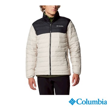 Columbia 哥倫比亞 男款- 防潑保暖化纖外套-卡其色 UWE71550KI/IF