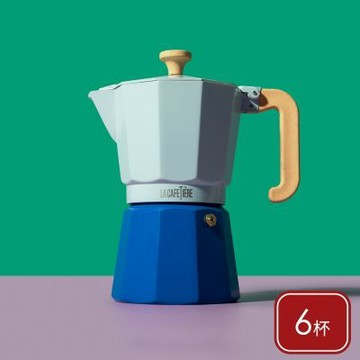 《La Cafetiere》英國 Venice義式摩卡壺(天空藍6杯) | 濃縮咖啡 摩卡咖啡壺 義式濃縮 espresso