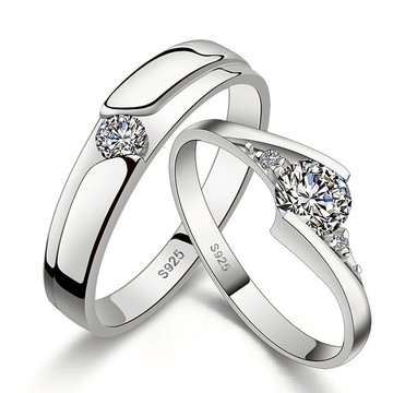 現貨+預購 925純銀戒指 鑲鑽銀飾-造型時尚浪漫流行母親節生日情人節禮物男女配件(單個)73ae21【獨家進口】【米蘭精品】