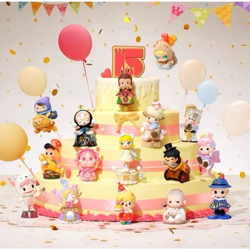 POP MART 泡泡瑪特  慶祝這一刻 POP MART十五週年系列 手辦 盲盒 擺件 公仔 限量 玩具