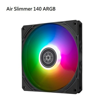 【享最高折300】銀欣 Air Slimmer 140 ARGB 140mmARGB薄型風扇/SST-AS140B-ARGB