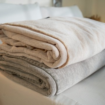 棉床本舖｜雲柔羊羔絨毯 ❱ 百搭蓋毯 多款可選 - 米色