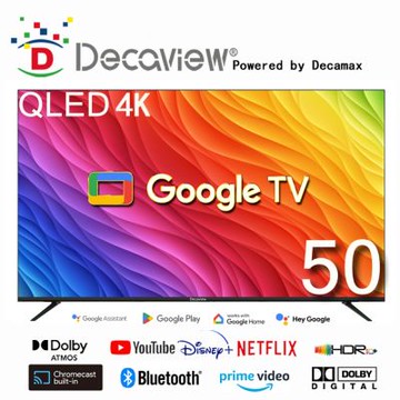 DECAVIEW 50型 4K 量子點 QLED  Google TV 智慧聯網液晶顯示器 DMG-50GCH