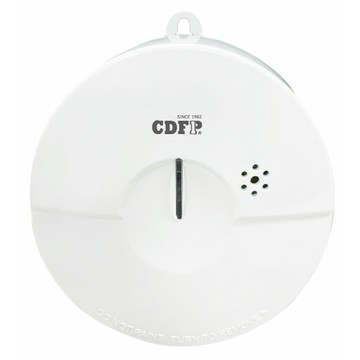 正德防火 光電式偵煙住宅用火災警報器 CDFP-RD888 360度偵測 台灣製造  105 x 40mm  白色  1個