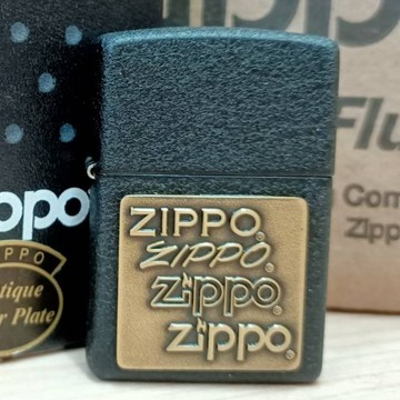 美國 Zippo 打火機 正品 四代LOGO-Brass Emblem  黃銅貼飾  (型號.362)