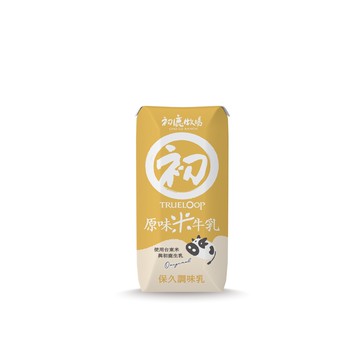 初鹿牧場原味米牛乳200ml