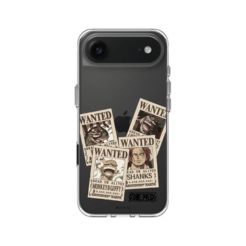 iPhone Air Clear Case（相機按鈕） 透明 - 航海王 One Piece - 懸賞單系列 - 綜合款