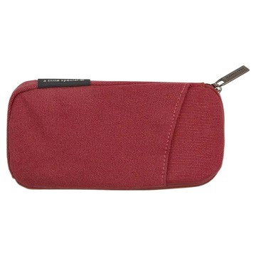 KOKUYO 國譽 a little special CLICASE夾式筆袋，磁性夾片，W80*D27*H165(mm)  紅色  1個