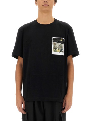 helmut lang t-shirt with logo