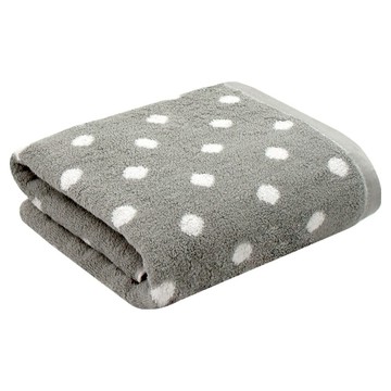 MORINO 摩力諾 抗菌防臭圓點浴巾  顏色隨機  1條