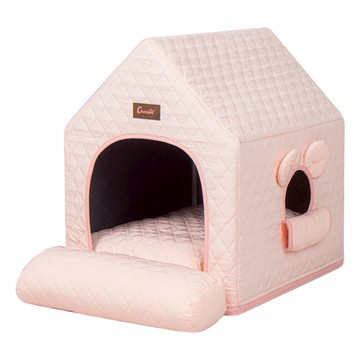 CHOCOPET house 第3代四季寵物狗屋 高級款 中型犬適用  52 x 42 x 57cm  1個  粉色