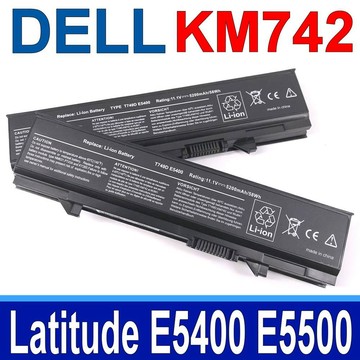 DELL KM742 電池-WU841,WU843,WU852 LATITUDE E5400,E5410,E5500,E5510