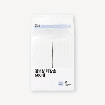OLIVEYOUNG Embossing Cotton Puff 600P