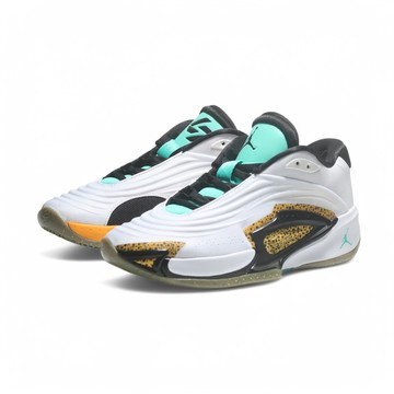 NIKE 籃球鞋 JORDAN LUKA 3 PF 白橘藍 豹紋 實戰鞋 男 FQ1285-100