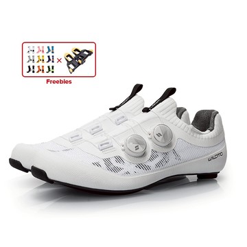 Wildto 公路自行車騎行鞋碳底公路自行車防滑釘鞋透氣 SPD 兼容 Z24YTS002