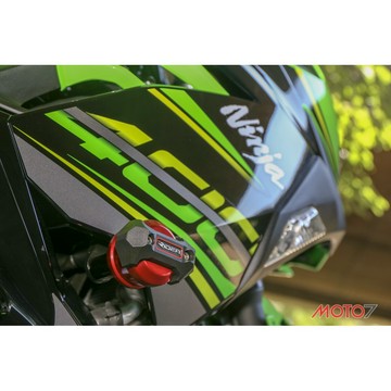 【LFM】RIDEA 忍400 車身柱 高階陽極款 車身防摔球 車身防倒球 NINJA 400