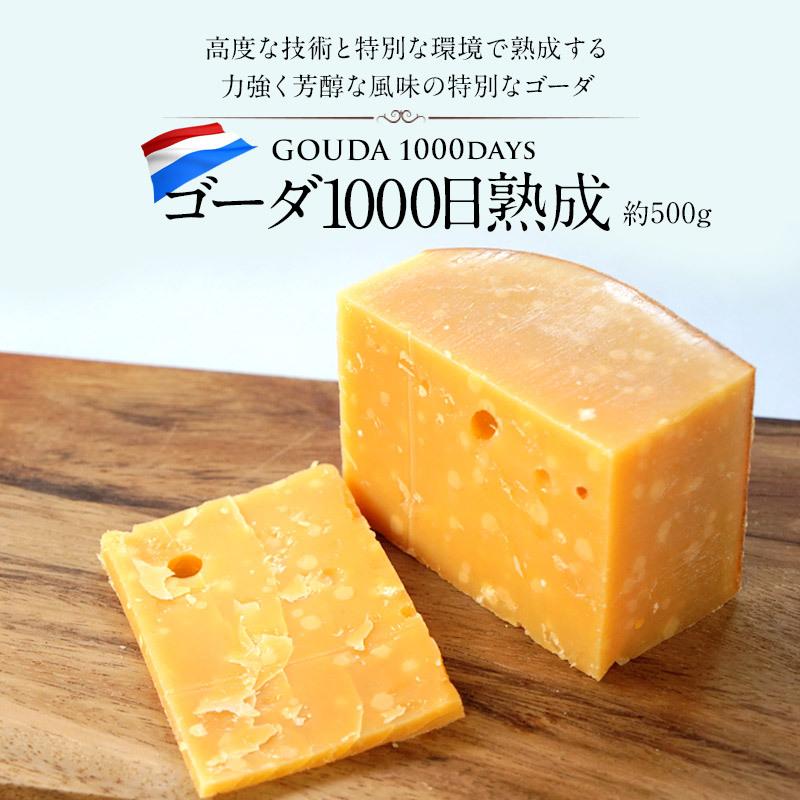 ゴーダ チーズ オランダ産 1000日熟成 約500g ［冷蔵］