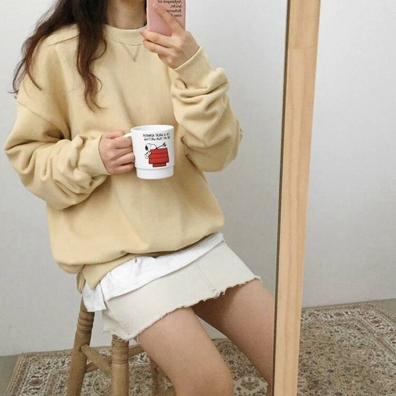 秋新作 トレーナー レディース かわいい 韓国トレーナー レディース スウェットトレーナー レディース カットソー 長袖 セットアップ 韓国ファッション 通販 Lineポイント最大0 5 Get Lineショッピング