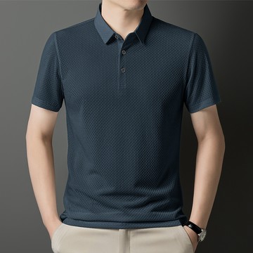 高端網眼冰絲短袖polo衫 短袖T恤 排汗polo衫 透氣短袖 翻領polo衫 排汗衫 商務休閒polo衫 冰絲涼感衣