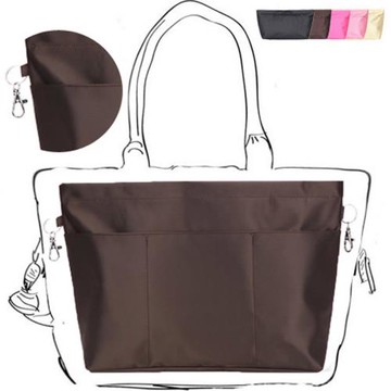 包中包 大號高檔尼龍袋中袋收納包 帶拉鏈防小偷女包內膽包整理包