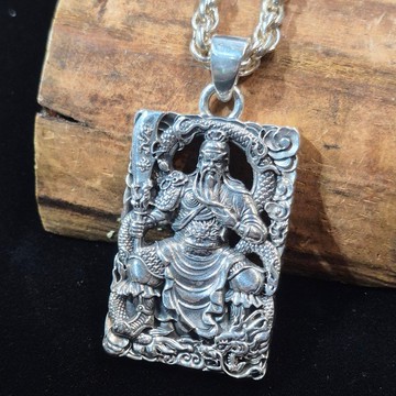 【比法一生】純銀墜子-關公墜 純銀925手作飾品