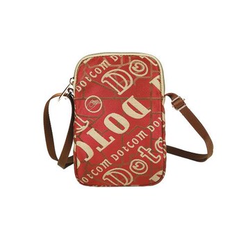 盛裝舞步新款時尚休閑迷你提花帆布豎版小包手機包X210