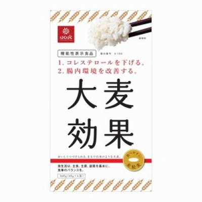 【事業所配送（個人宅不可）】 βグルカンのパワー!! はくばく「大麦効果」1ケース((60ｇｘ6)ｘ6袋) 機能性表示：コレステロールを下げる