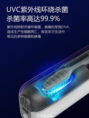 【全球優品匯】旅行出差牙刷消毒盒筷子殺菌器便攜式迷你uvc紫外線消毒收納盒