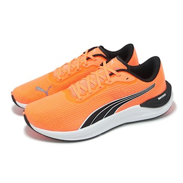 Puma 慢跑鞋 Electrify Nitro 3 男鞋 橘 黑 跑鞋 緩衝 運動鞋 37845512