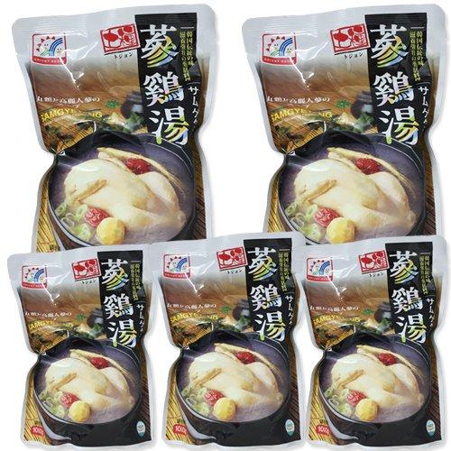 韓国宮廷料理・参鶏湯(サムゲタン)1kg×５個　■韓国食品■韓国加工食品■ファイン■レトルト■サムゲタン■韓国美味しいサムゲタン■