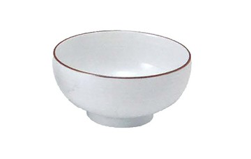白山陶器 白磁千段 湯碗