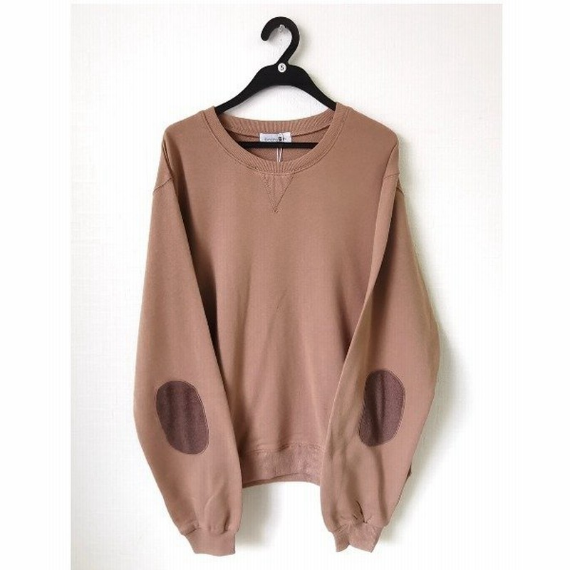 アイモハ 薄手エルボーパッチスウェット メンズ トップス メンズ ベージュ M Aimoha 通販 Lineポイント最大get Lineショッピング