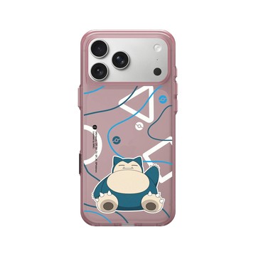 iPhone 17 Pro Max Clear (相機按鈕) 晶醺玫 - 寶可夢 Pokemon - 幾何系列-卡比獸